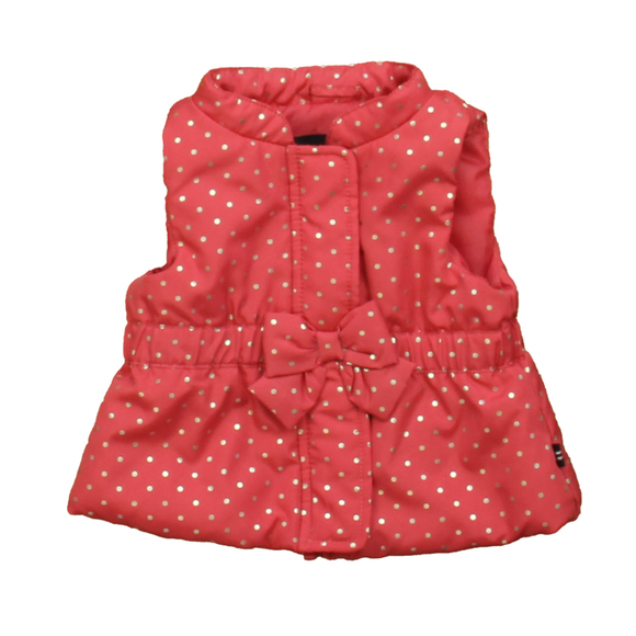 Nautica Girls Pink Polka Dots Vest size: 0-3 Months - Picture 1 of 1